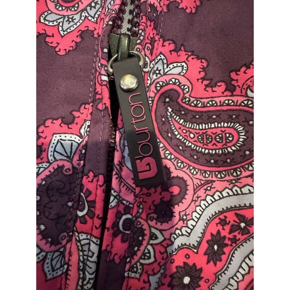 Burton Women’s Ltd Edition Paisley Print Ski Jacket – Purple/Pink – Sz Large - Picture 10 of 12
